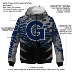 personalized georgetown hoyas brick motion blue black windbreaker jacket best selling
