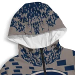 personalized georgetown hoyas brick motion blue black windbreaker jacket best selling