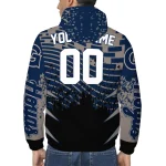 personalized georgetown hoyas brick motion blue black windbreaker jacket best selling