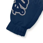 personalized georgetown hoyas tribal swirls blue windbreaker jacket best selling