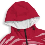 personalized georgia bulldogs pattern layers red windbreaker jacket best selling