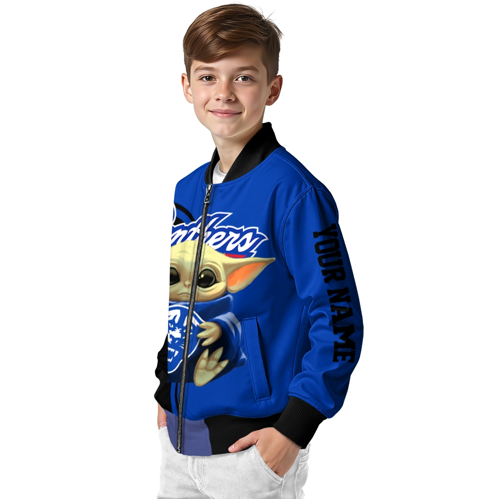 personalized georgia state panthers adorable yoda blue black bomber jacket trendy personalized georgia state panthers adorable yoda blue black bomber jacket trendy