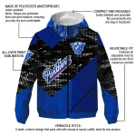personalized georgia state panthers arrow matrix blue black windbreaker jacket best selling