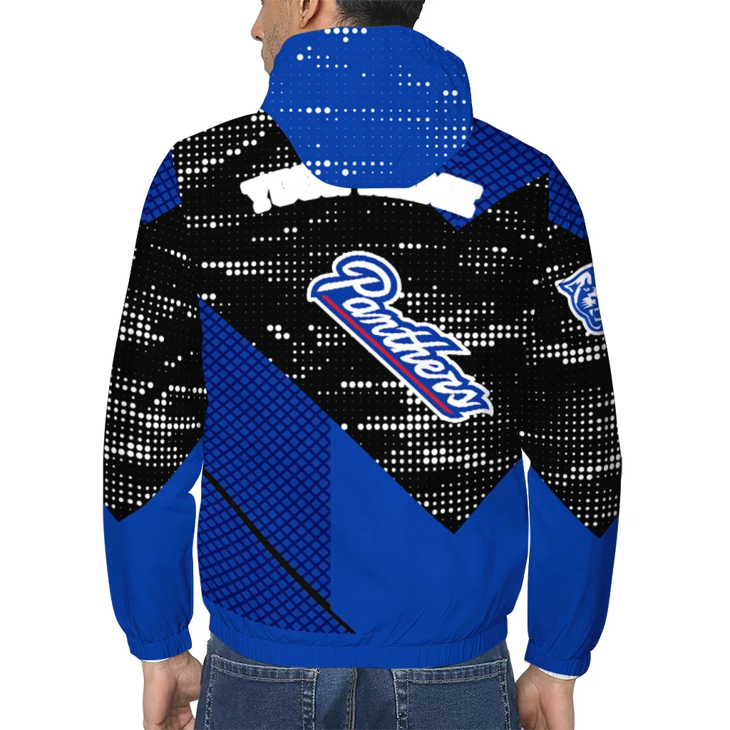 personalized georgia state panthers arrow matrix blue black windbreaker jacket trendy personalized georgia state panthers arrow matrix blue black windbreaker jacket trendy