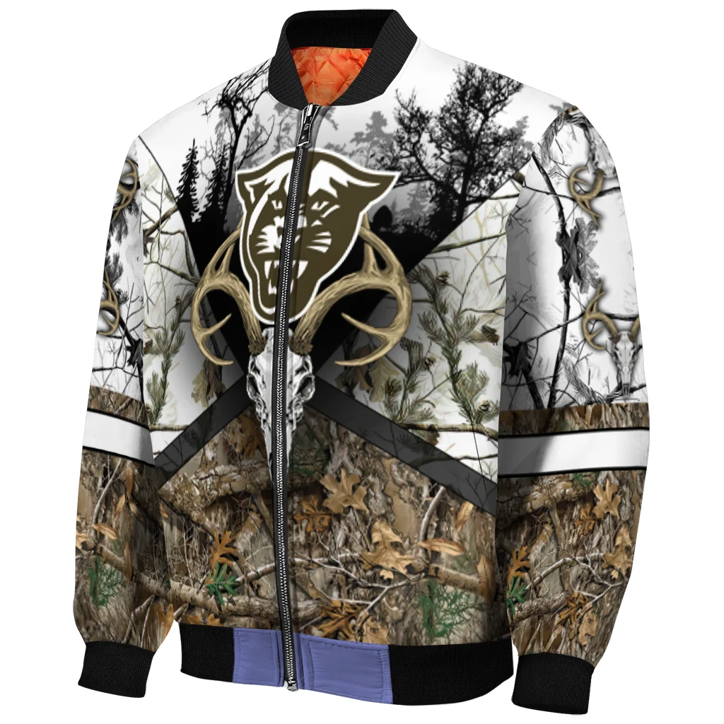 personalized georgia state panthers deer skull camouflage white bomber jacket fashion forward personalized georgia state panthers deer skull camouflage white bomber jacket fashion forward