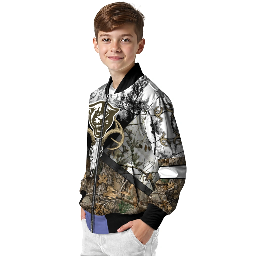 personalized georgia state panthers deer skull camouflage white bomber jacket trendy personalized georgia state panthers deer skull camouflage white bomber jacket trendy