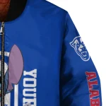 personalized georgia state panthers stitch laughing blue bomber jacket best selling