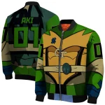 personalized georgia tech yellow jackets turtle armor bomber jacket best selling