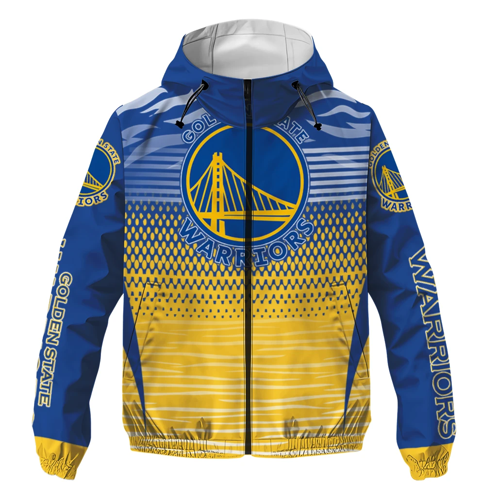 personalized golden state warriors pattern layers blue windbreaker jacket best selling personalized golden state warriors pattern layers blue windbreaker jacket best selling