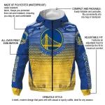 personalized golden state warriors pattern layers blue windbreaker jacket best selling