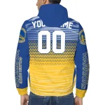personalized golden state warriors pattern layers blue windbreaker jacket best selling
