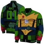 personalized gonzaga bulldogs turtle armor varsity jacket best selling