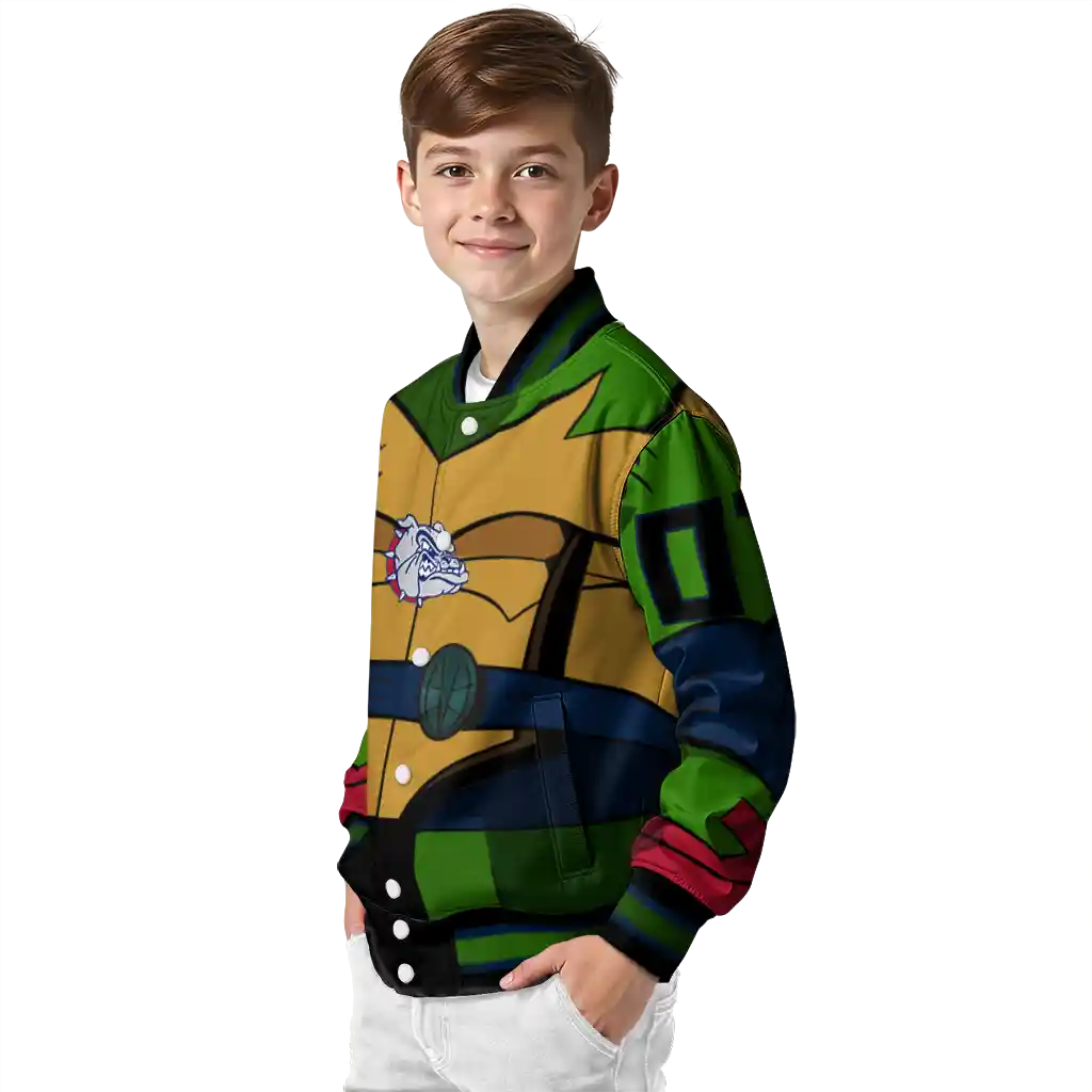personalized gonzaga bulldogs turtle armor varsity jacket trendy personalized gonzaga bulldogs turtle armor varsity jacket trendy