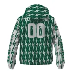 personalized hawaii rainbow warriors lightning strike grid green windbreaker jacket best selling