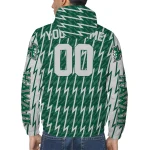 personalized hawaii rainbow warriors lightning strike grid green windbreaker jacket best selling