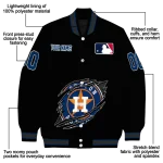 personalized houston astros claw fragment black varsity jacket best selling