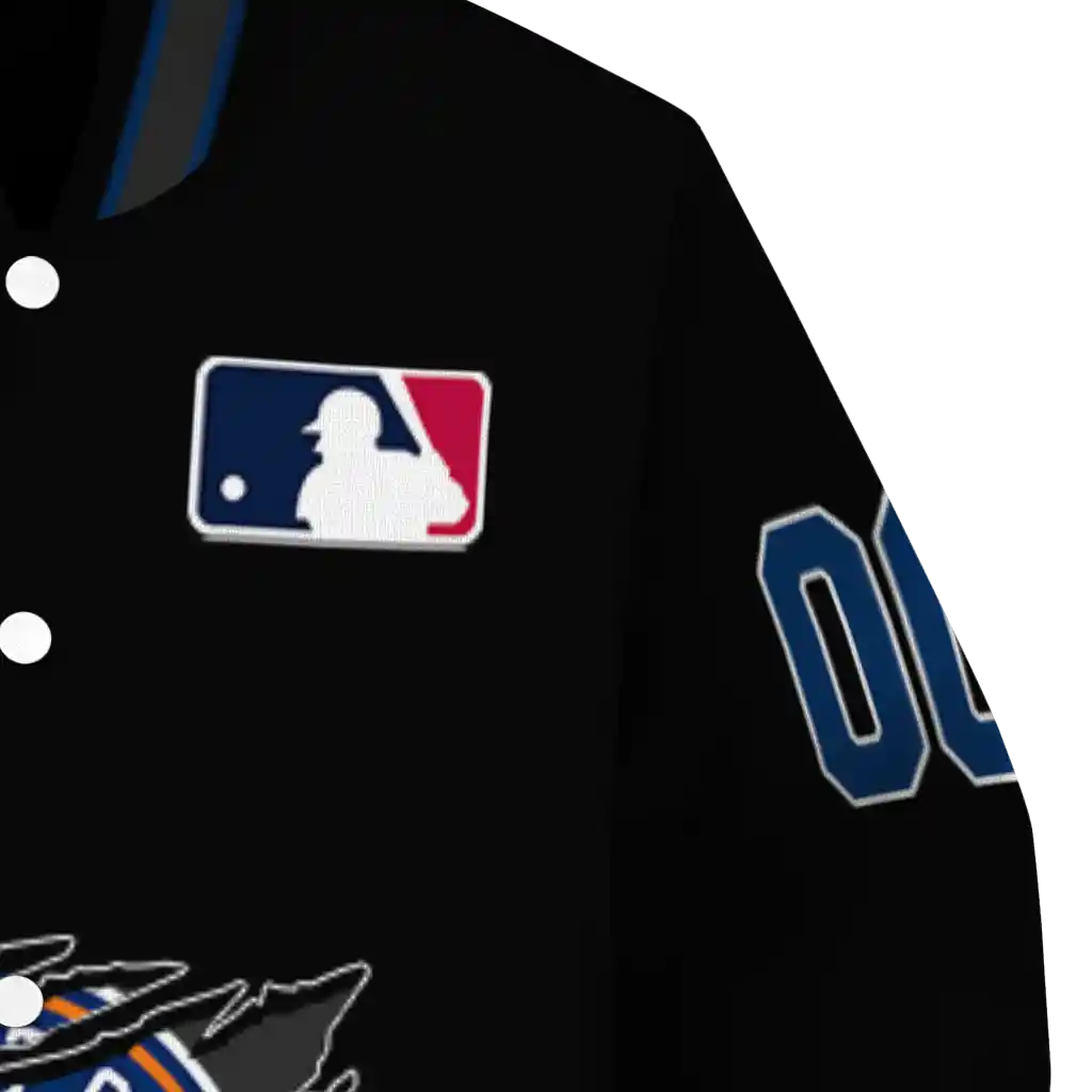 personalized houston astros claw fragment black varsity jacket premium grade personalized houston astros claw fragment black varsity jacket premium grade