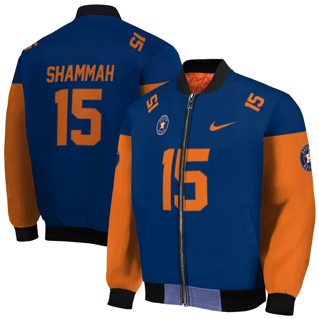 personalized houston astros team patch blue bomber jacket best selling personalized houston astros team patch blue bomber jacket best selling