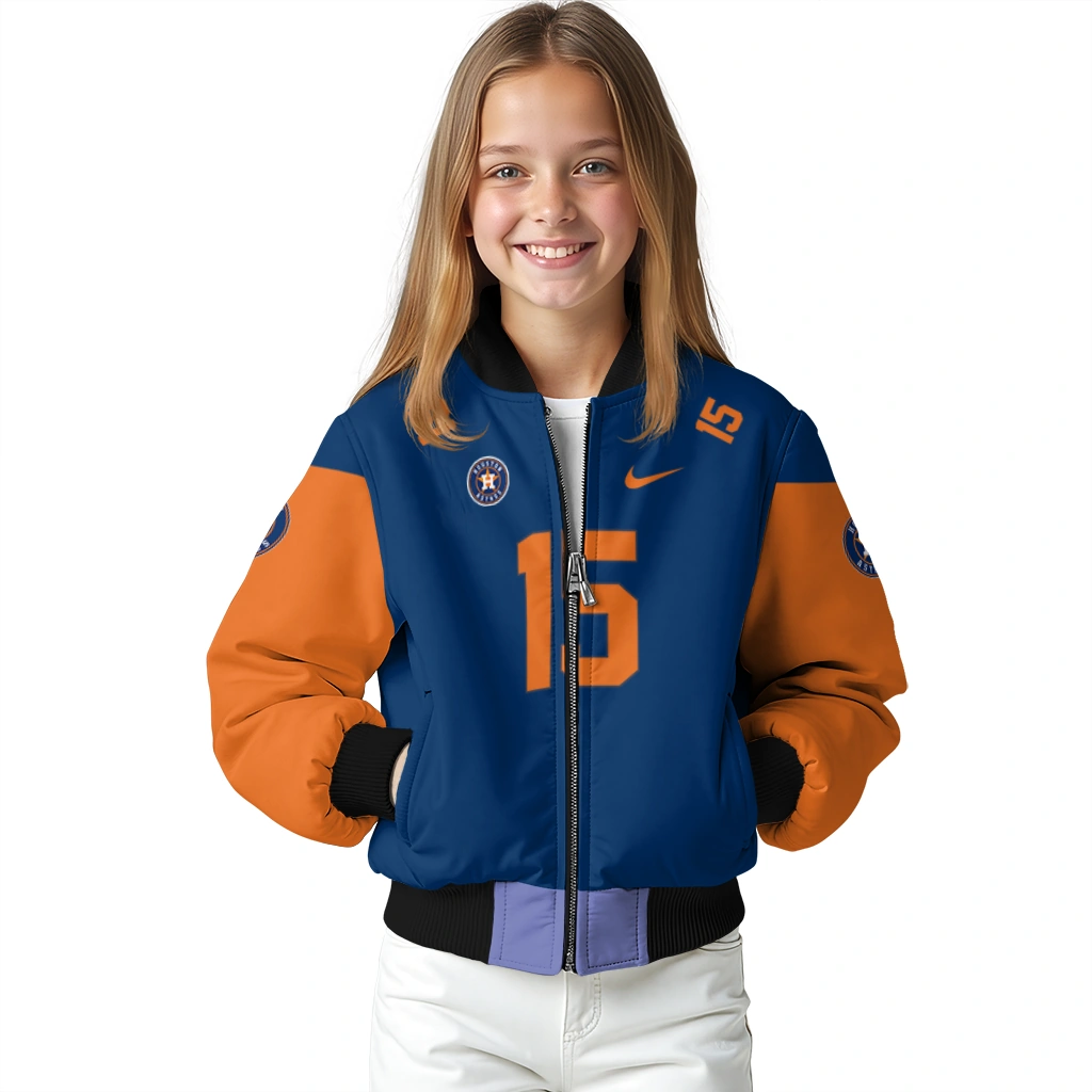 personalized houston astros team patch blue bomber jacket top rated personalized houston astros team patch blue bomber jacket top rated