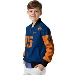 personalized houston astros team patch blue bomber jacket best selling
