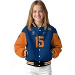 personalized houston astros team patch blue varsity jacket best selling