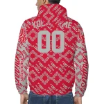 personalized houston cougars trellis mesh red windbreaker jacket best selling