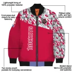 personalized houston rockets camouflage style red bomber jacket best selling