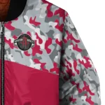 personalized houston rockets camouflage style red bomber jacket best selling