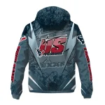 personalized houston texans us rock star blue windbreaker jacket best selling