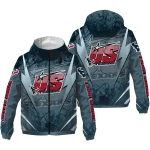 personalized houston texans us rock star blue windbreaker jacket best selling