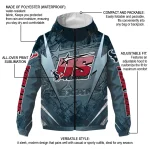 personalized houston texans us rock star blue windbreaker jacket best selling