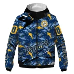 personalized indiana pacers shark art blue windbreaker jacket best selling