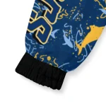 personalized indiana pacers shark art blue windbreaker jacket best selling