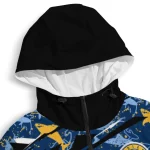 personalized indiana pacers shark art blue windbreaker jacket best selling