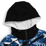 personalized indianapolis colts shark art blue windbreaker jacket best selling