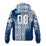 personalized indianapolis colts tribal swirls blue windbreaker jacket best selling