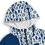personalized indianapolis colts tribal swirls blue windbreaker jacket best selling