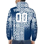 personalized indianapolis colts tribal swirls blue windbreaker jacket best selling
