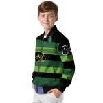 personalized iowa hawkeyes clover green lines green black bomber jacket best selling