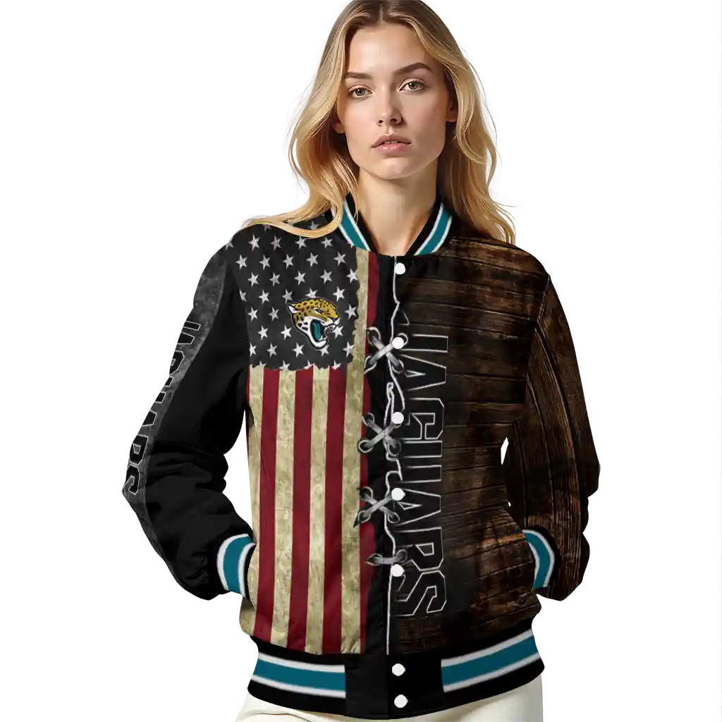 personalized jacksonville jaguars flag wood brown varsity jacket latest model personalized jacksonville jaguars flag wood brown varsity jacket latest model