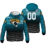 personalized jacksonville jaguars pattern layers teal windbreaker jacket best selling