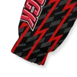 personalized jacksonville state gamecocks lightning strike grid red windbreaker jacket best selling