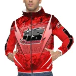 personalized jacksonville state gamecocks us rock star red windbreaker jacket best selling