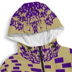 personalized james madison dukes brick motion purple black windbreaker jacket best selling