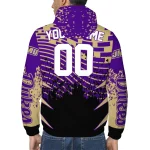 personalized james madison dukes brick motion purple black windbreaker jacket best selling