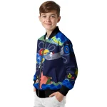 personalized kansas jayhawks spongebob playtime blue bomber jacket best selling