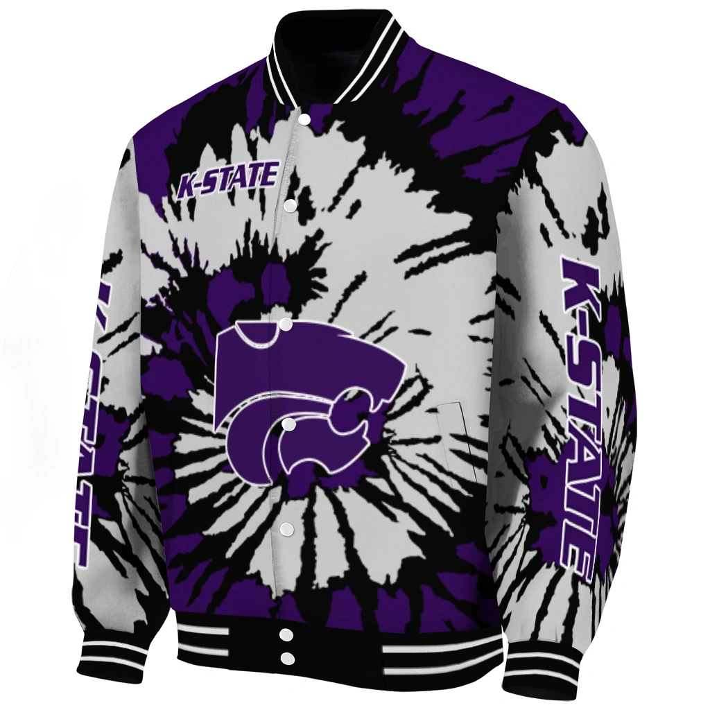 personalized kansas state wildcats burst splatter purple varsity jacket best selling personalized kansas state wildcats burst splatter purple varsity jacket best selling