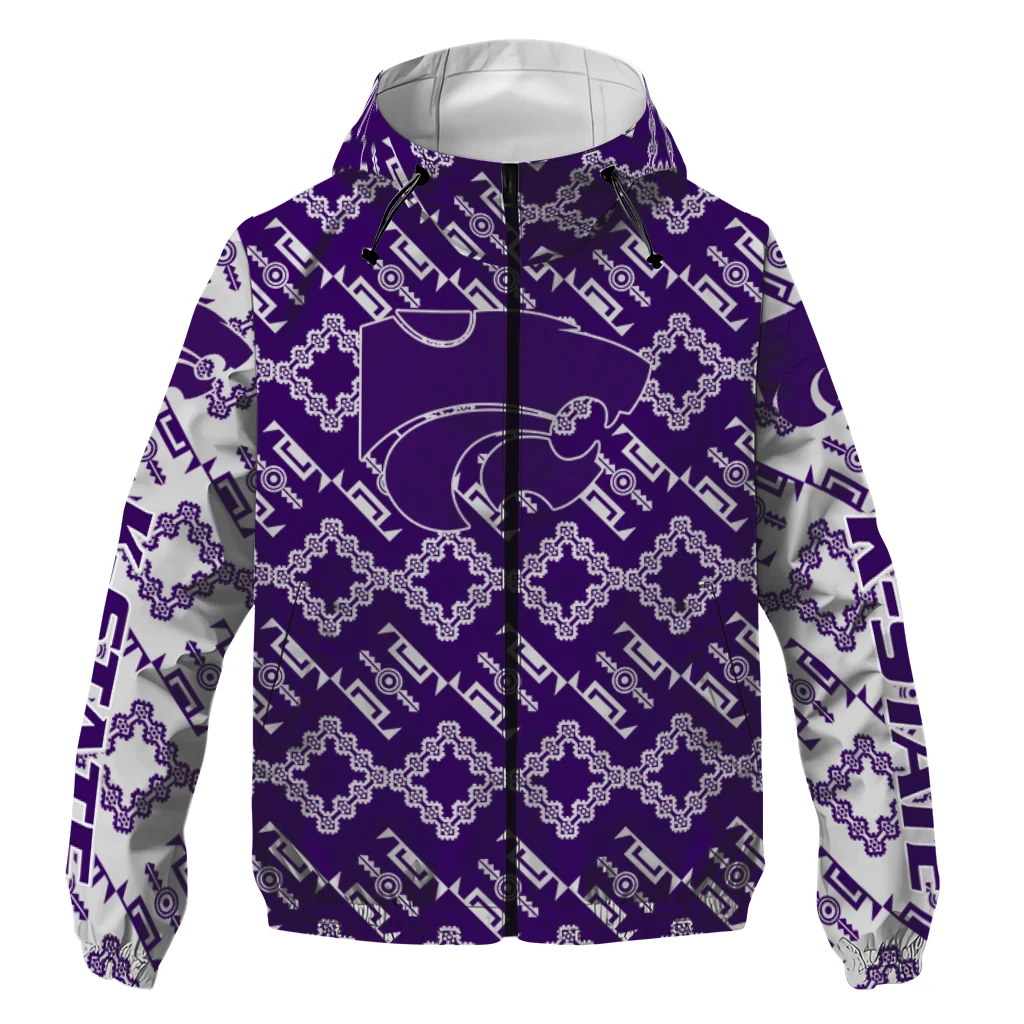 personalized kansas state wildcats trellis mesh purple windbreaker jacket best selling personalized kansas state wildcats trellis mesh purple windbreaker jacket best selling