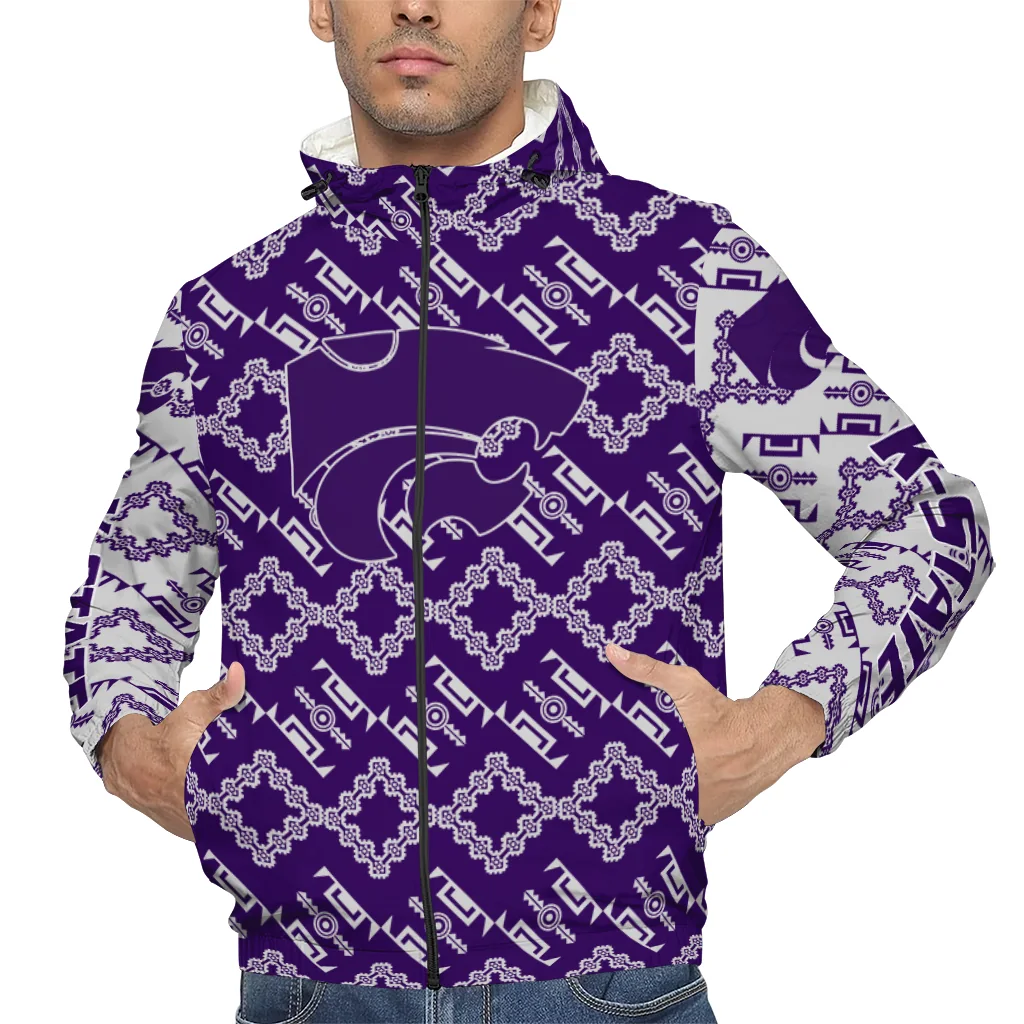 personalized kansas state wildcats trellis mesh purple windbreaker jacket top rated personalized kansas state wildcats trellis mesh purple windbreaker jacket top rated