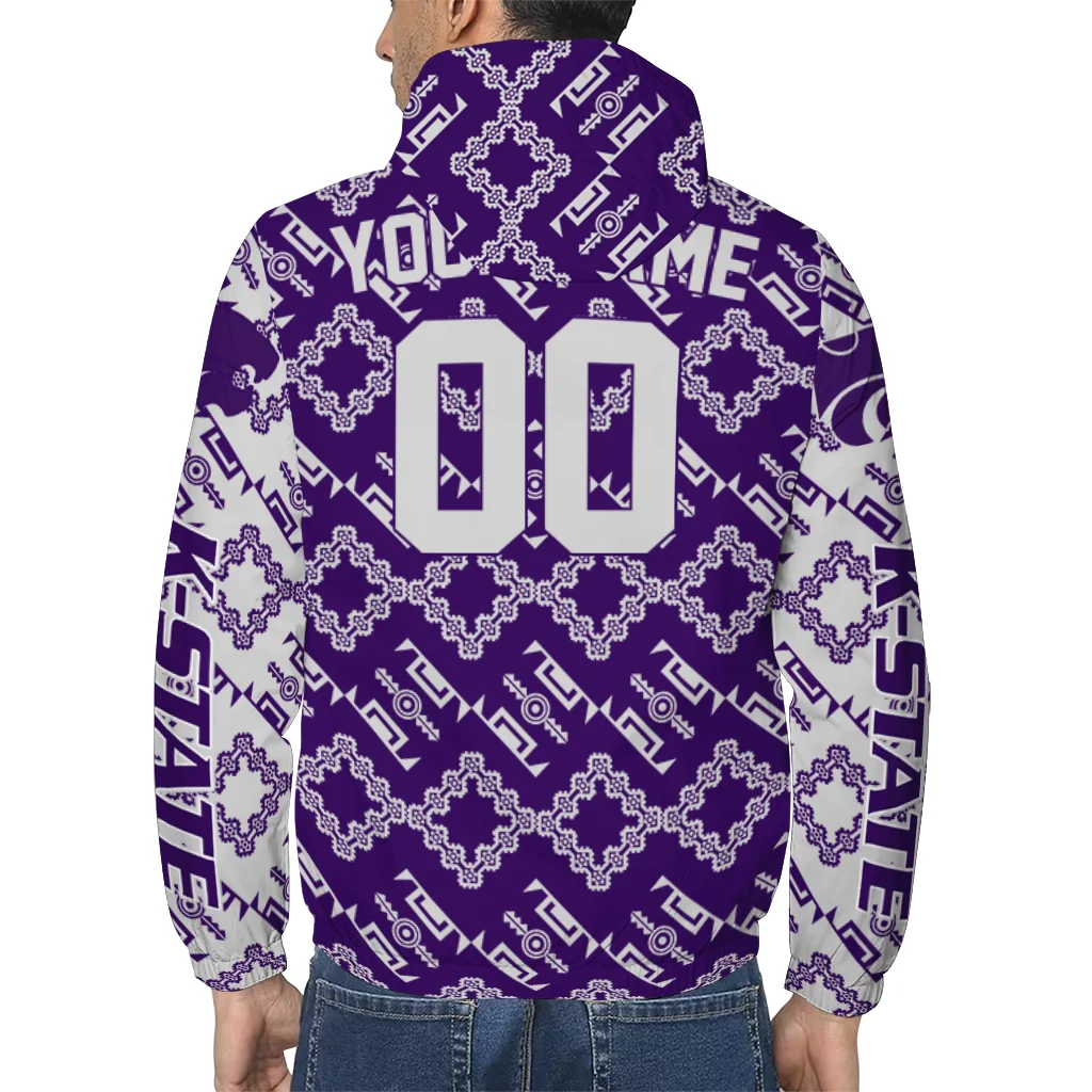 personalized kansas state wildcats trellis mesh purple windbreaker jacket trendy personalized kansas state wildcats trellis mesh purple windbreaker jacket trendy